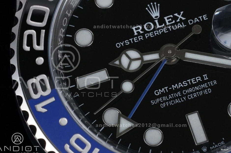 SS Edition Master 1:1 New II Oyster 126710 Bracelet SH3285 BLNR On ARF GMT V2 Best Batman 904L 0319